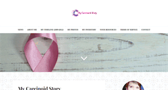 Desktop Screenshot of mycarcinoidstory.com