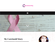Tablet Screenshot of mycarcinoidstory.com